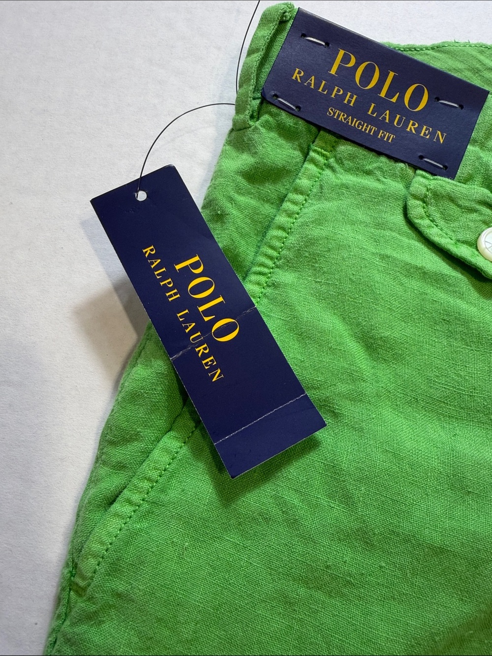 Polo RALPH LAUREN Men's Straight Fit Flat Front Linen Pants - Picture 5 of 10